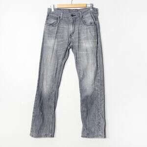 Levi's Jeans Size 32 Gray 514 Slim Straight Low Rise Y2K Denim Classic
